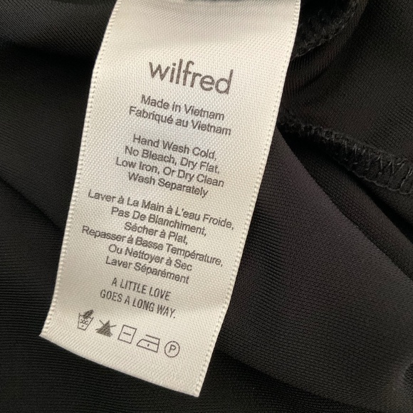 NWT Aritzia Wilifred black top tie cape kimono cardigan size Small - Picture 7 of 14